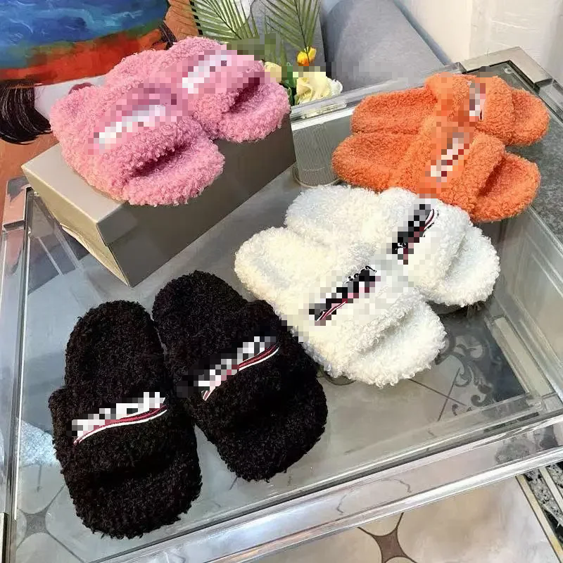 Slippers, fur shoes, high quality 1:1