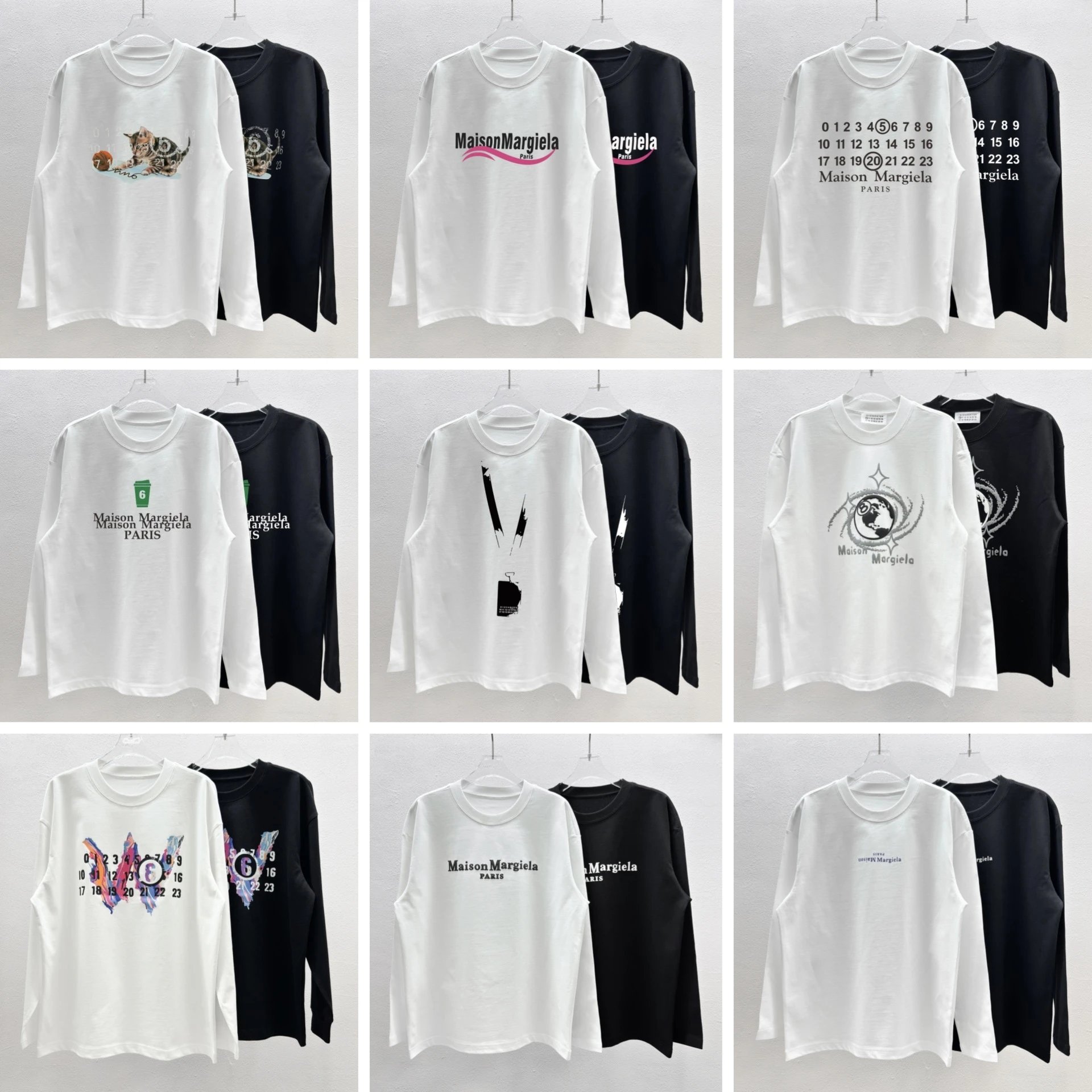 High quality 300g heavy cotton long sleeve base t-shirt for men and women, loose fit, tee, fall