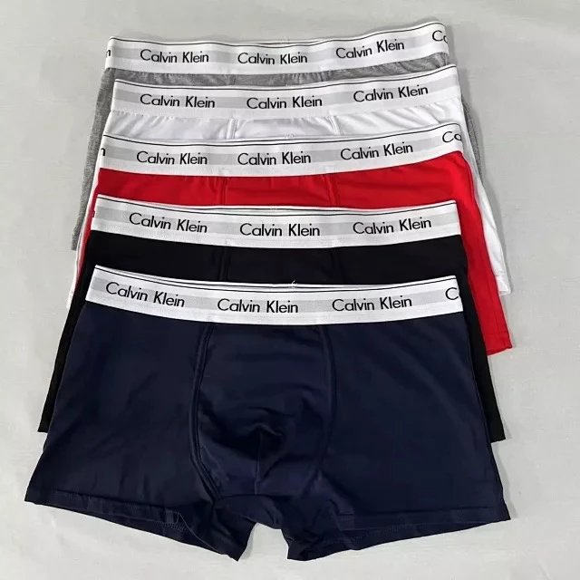 New men’s underwear cotton shorts men’s low waist pants overseas hot selling trendy men’s boxer briefs cotton boxer briefs