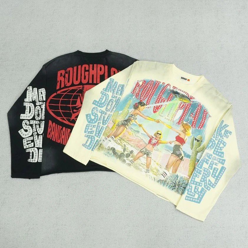 RP long sleeve ripped 3 girls Q125