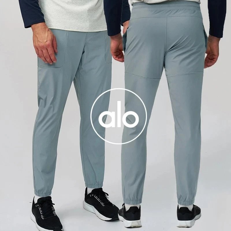 alo yoga men’s sports quick-drying breathable leg pants golf outdoor hiking casual pants