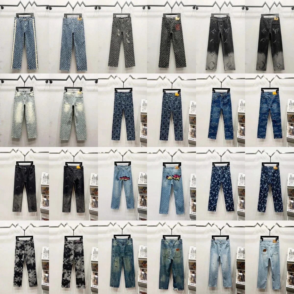 High version trousers Jeans