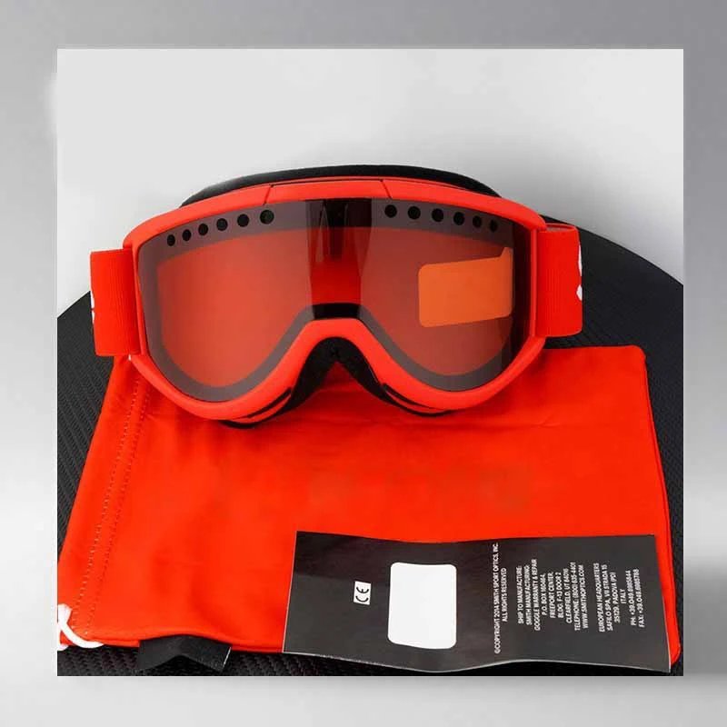 New cylindrical ski goggles double layer anti-fog men’s and women’s outdoor windproof sand ski glasses ski goggles equipment
