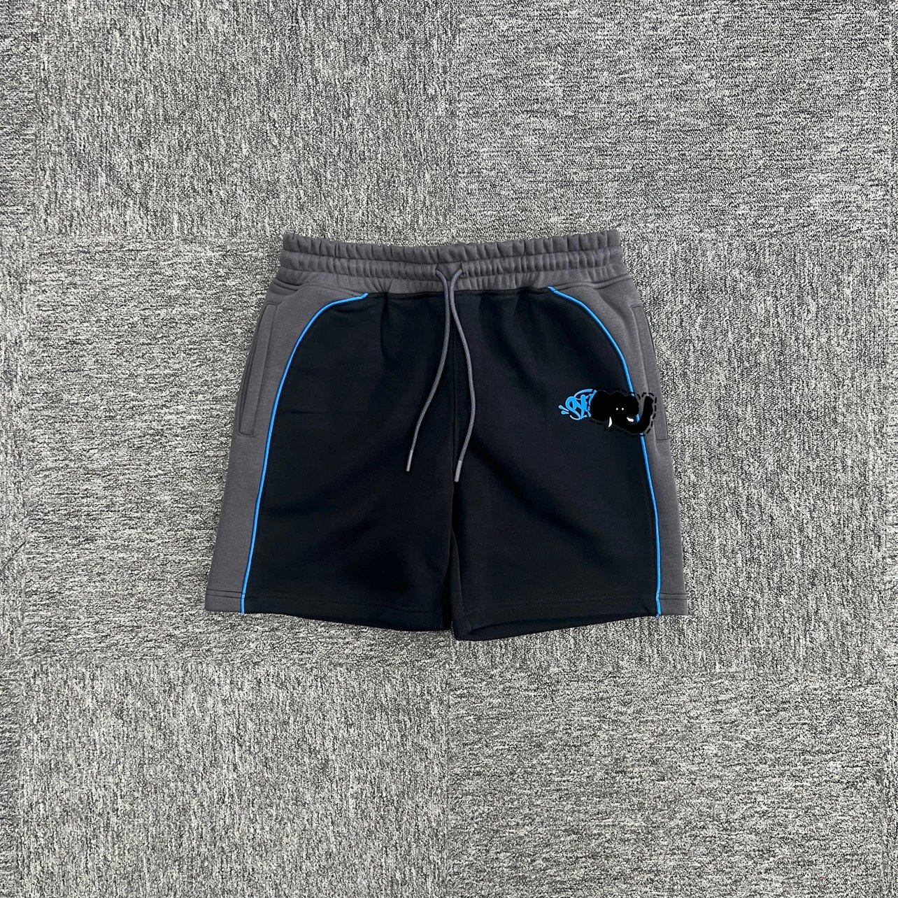 Blue label dark gray with black inlay shorts SY-33