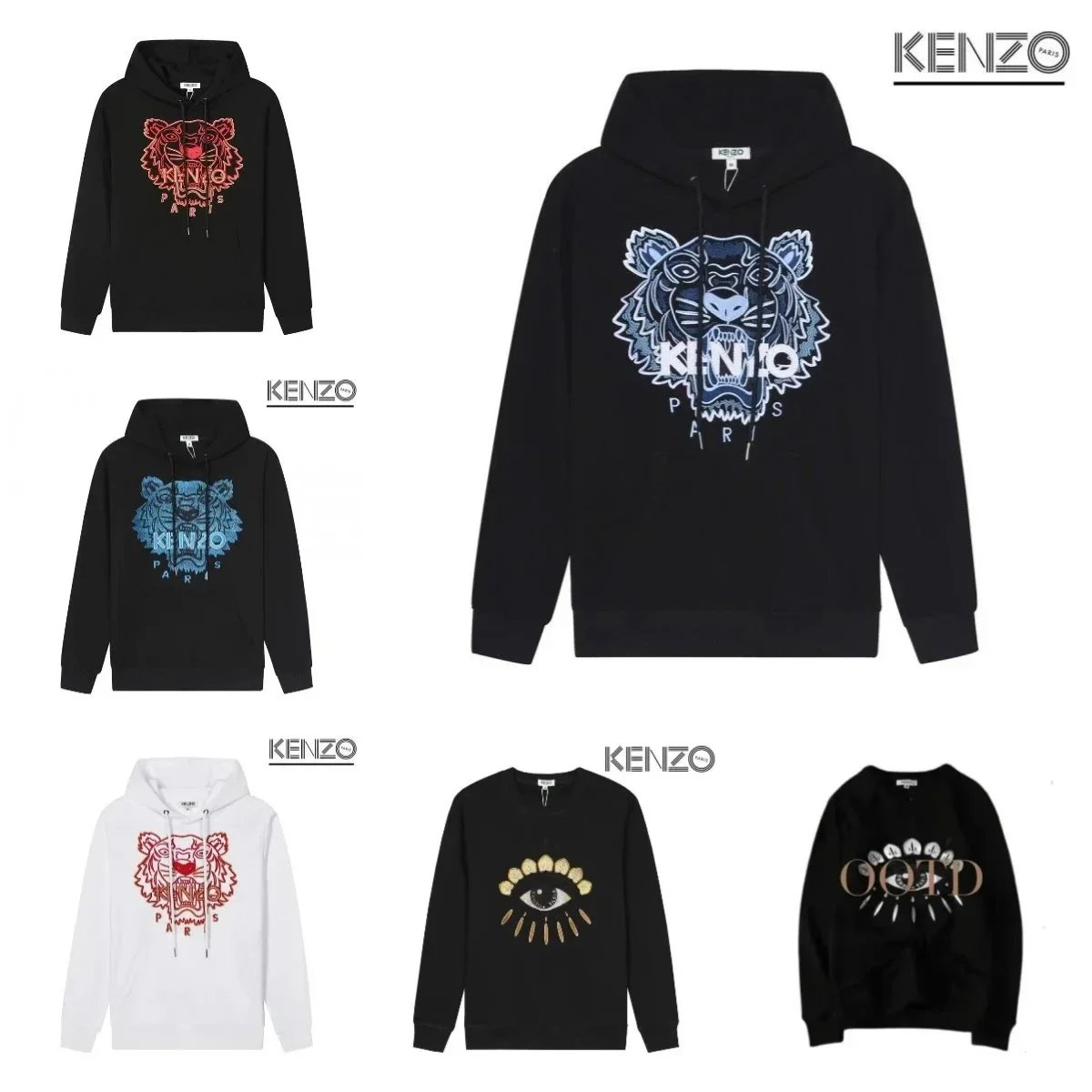 SJ08–Autumn and Winter casual fashion round neck hooded sweatshirt