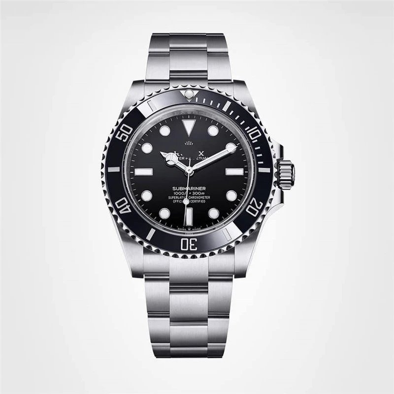main_orig_28-24 Popular in foreign trade, Laojia Factory Direct Sale Wholesale AliExpress Wish European and American Style Men’s Black Water Ghost Steel Strap Watch