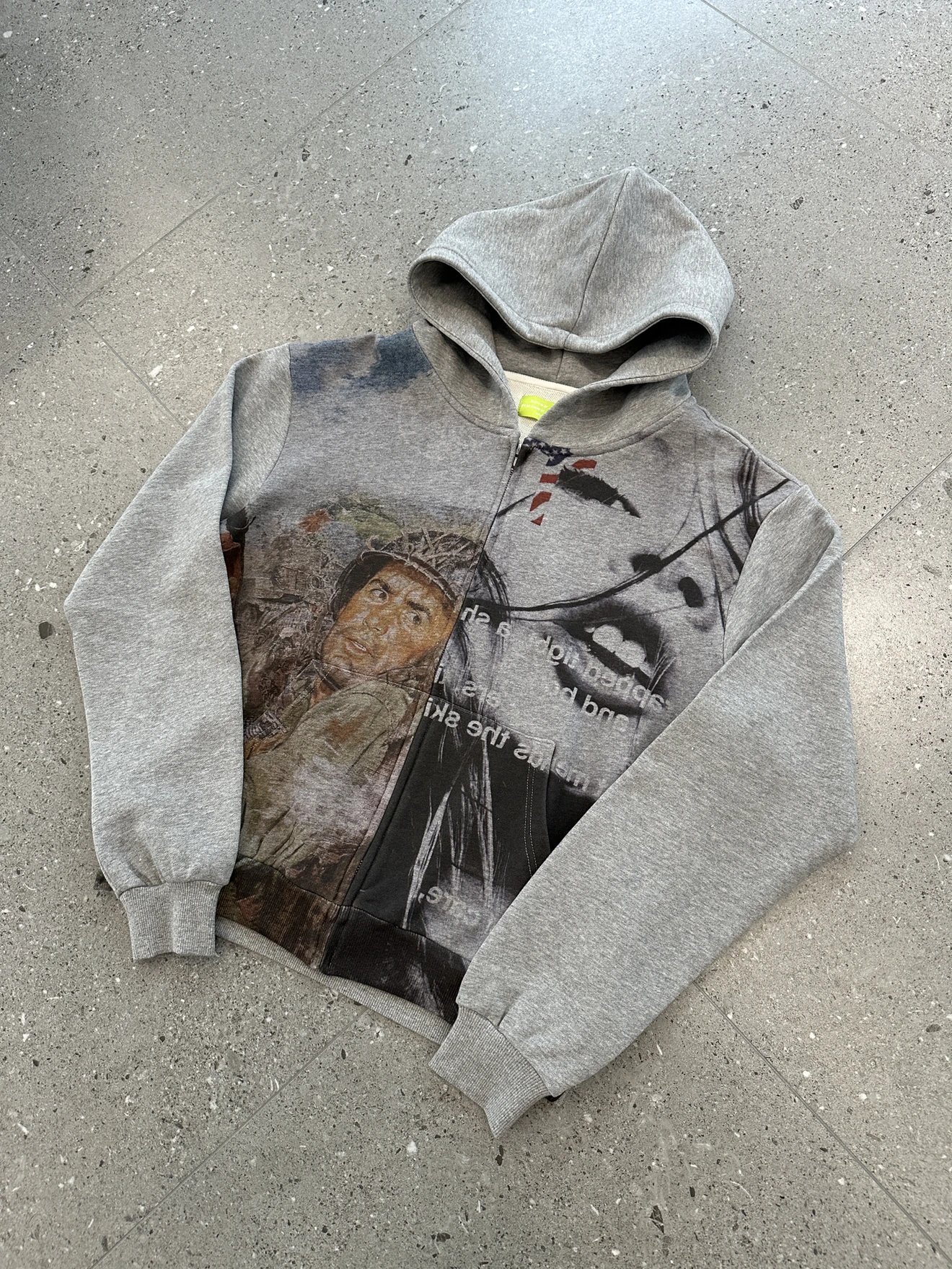 WWII veteran zip shirt