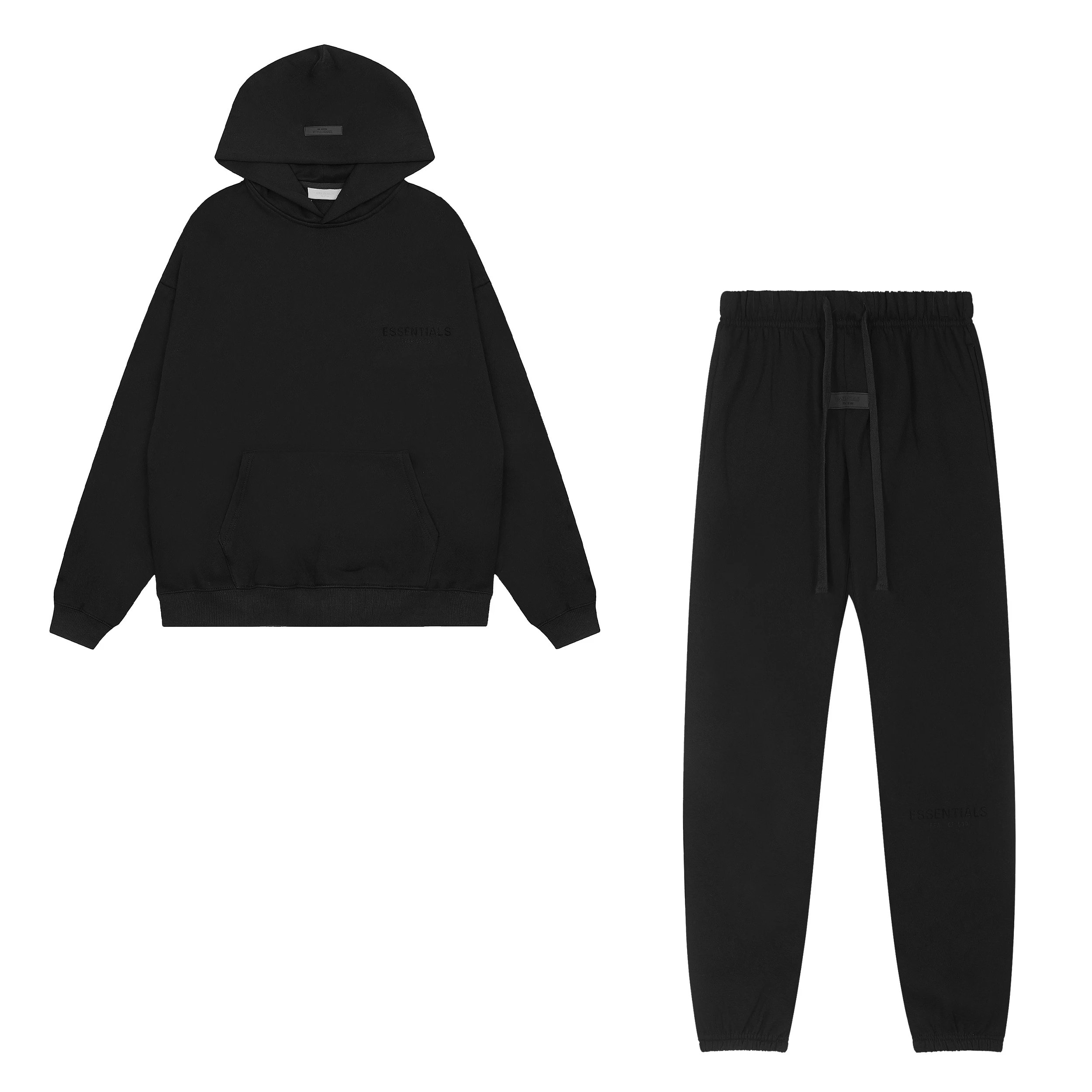 American letter laminated sweatshirt for men and women and couples loose hooded sweatpants set