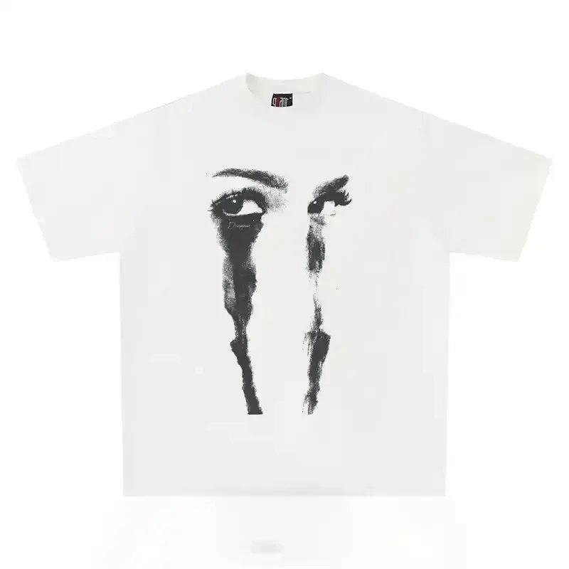 Amazon new hip hop street short sleeve summer creative bottom shirt cotton t-shirt