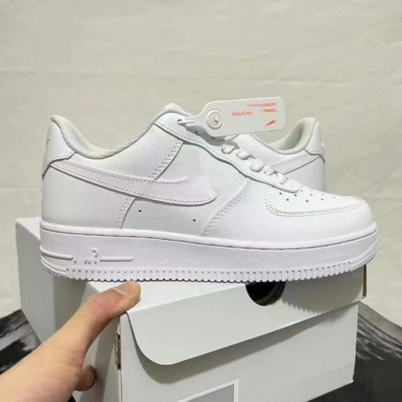 Putian shoes AF1 top layer leather high version Air Force No. 1 casual sneakers men’s and women’s sports shoes factory direct sales