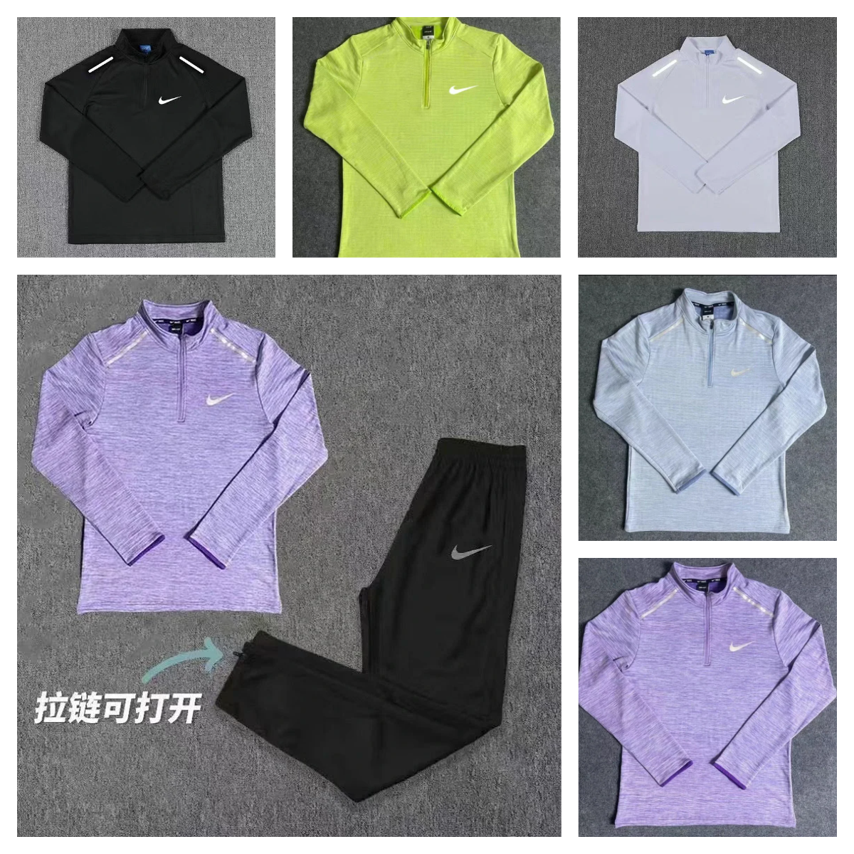 reflective sports N g long short t-shirt