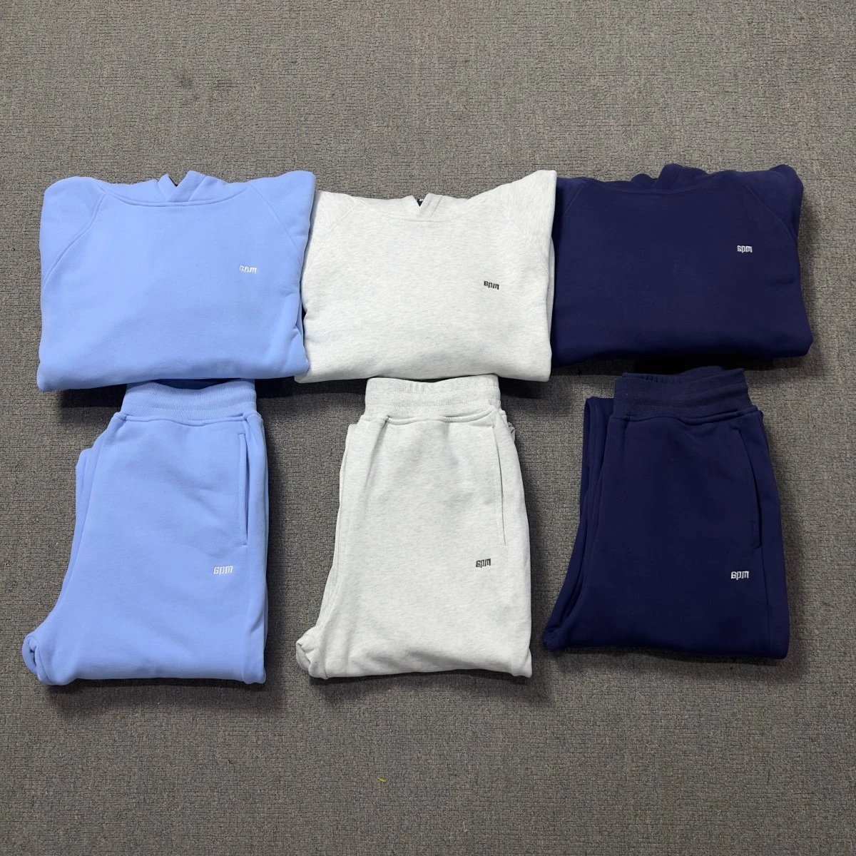 SPM new women’s foreign trade casual warm sweatshirt sweatpants autumn and winter embroidery velvet high street suit