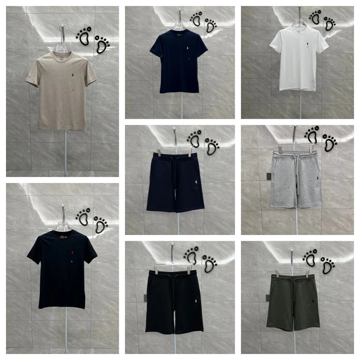 Men’s short sleeve t-shirt 022 023 024 025 men’s sports five-point pants 026 027 028 029