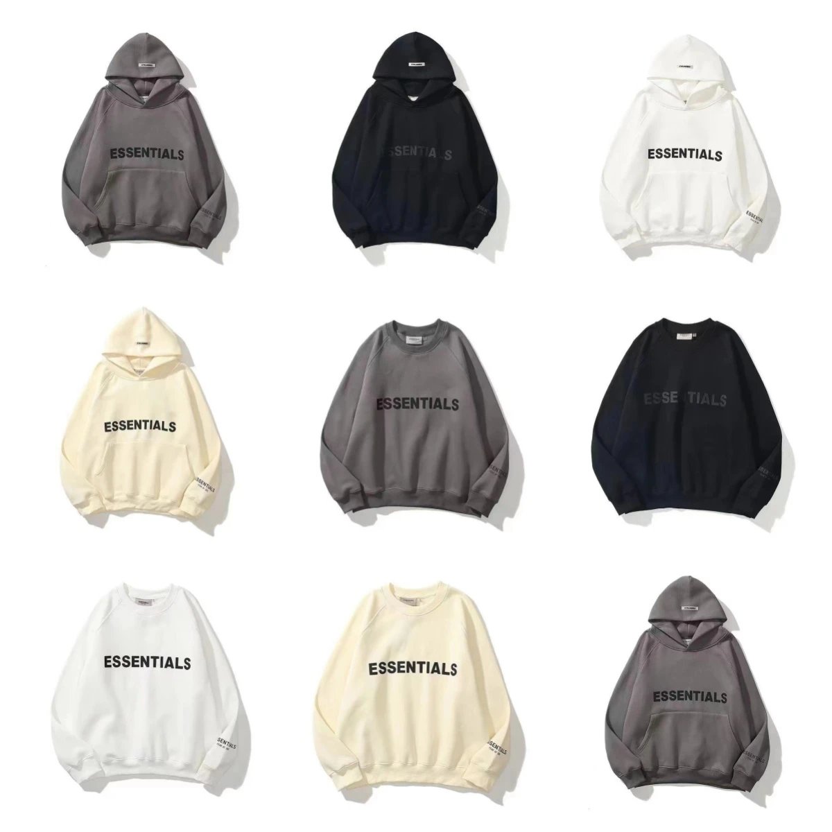 fashion round neck hooded sweater-FA