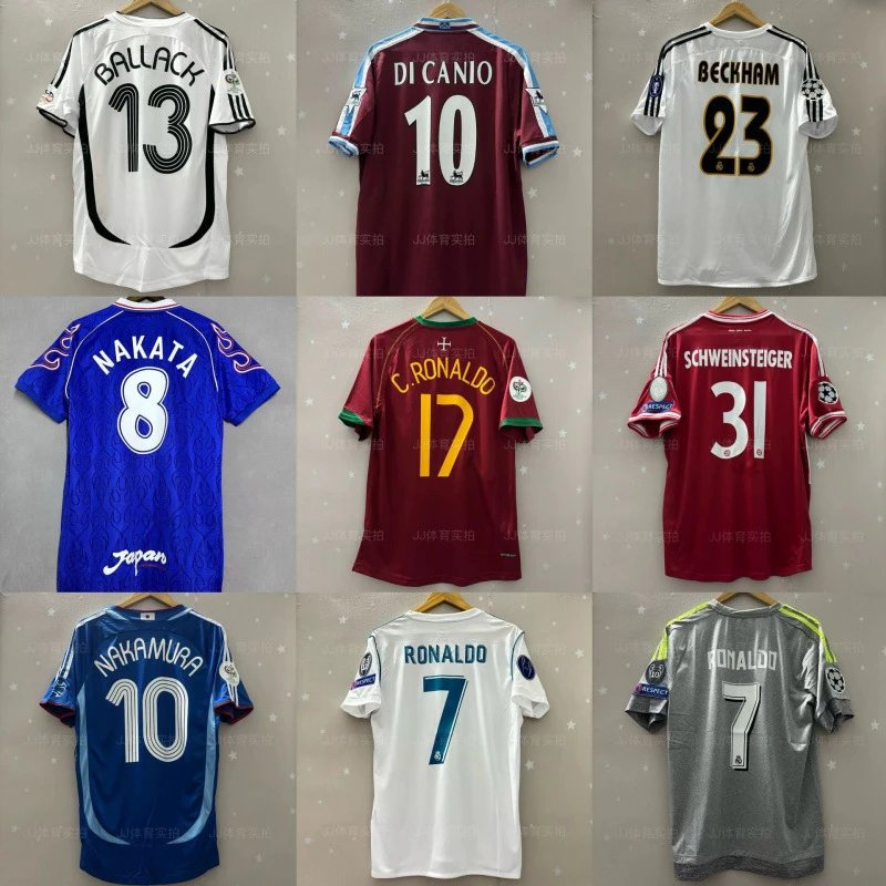 Retro Jersey Soccer Jersey Classic French National Team Jersey Beckham Zidane Neymar Messi C Ronaldo