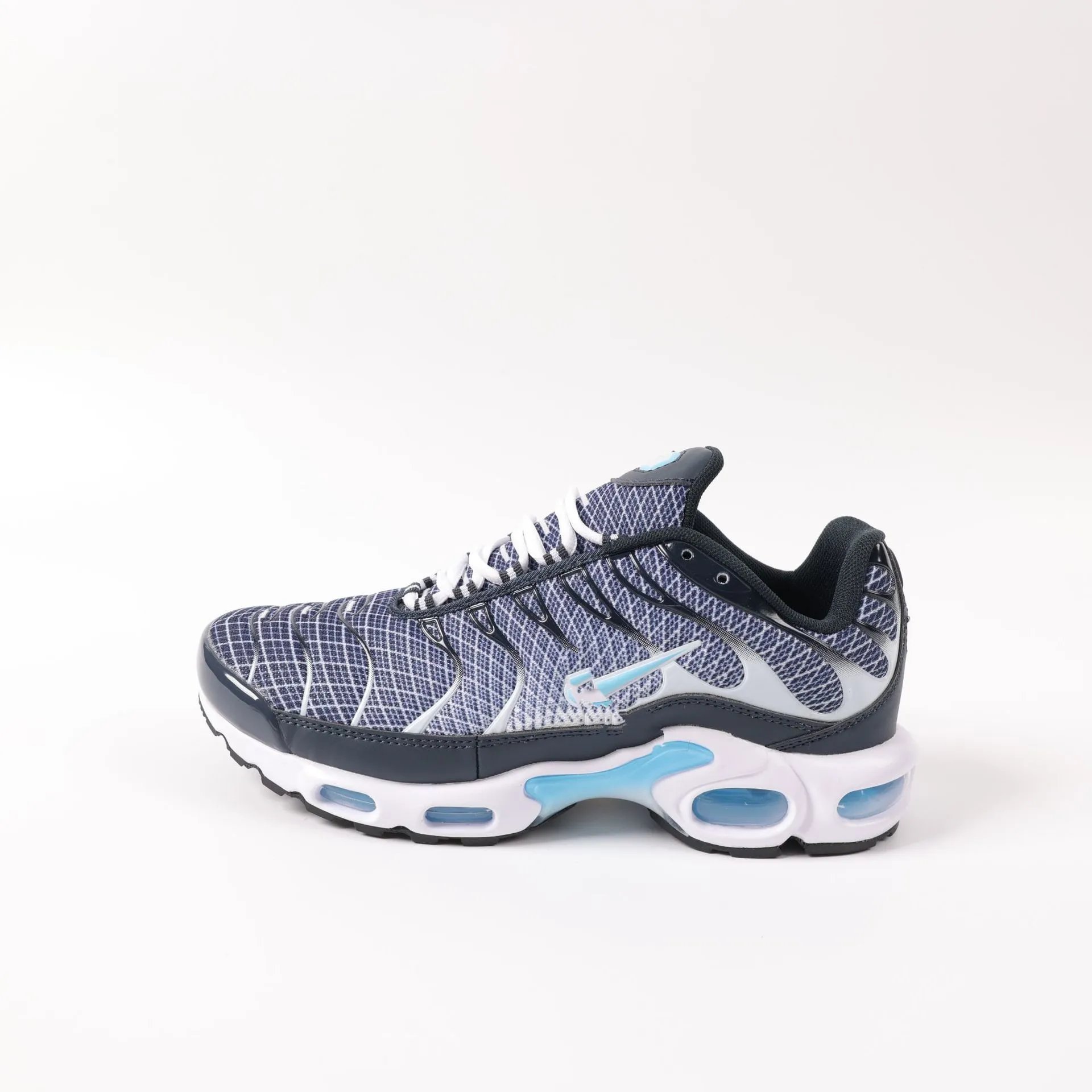 Putian cross-border trade 017 TN air cushion shoes 39-46 men’s and women’s running sports drop plastic couple shoes blue cricket shoes