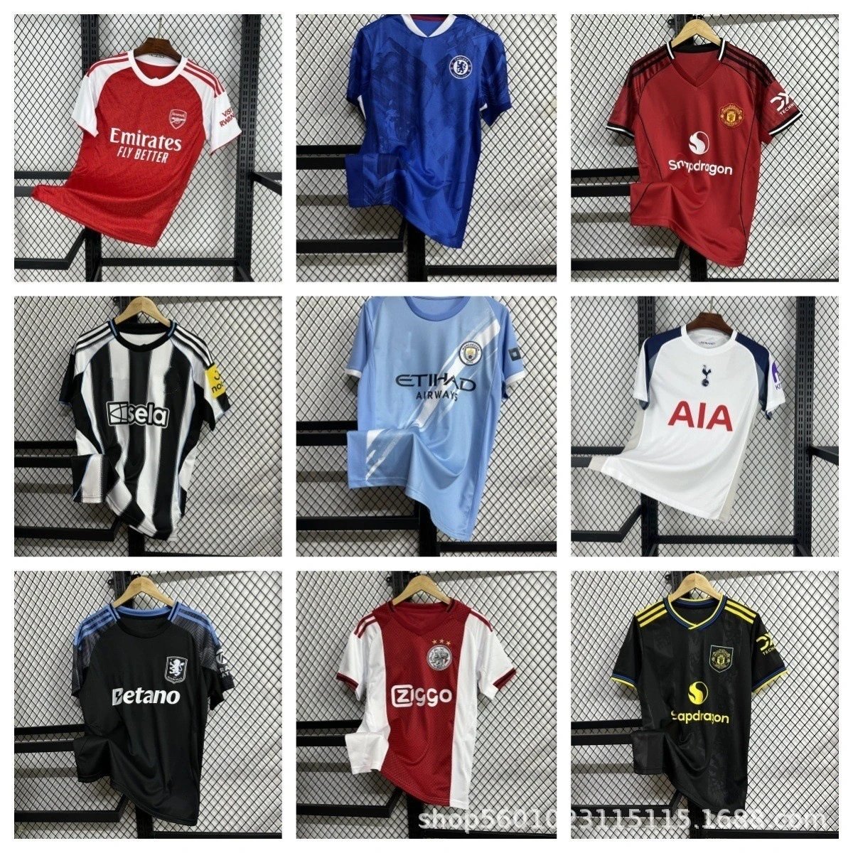 2627 New Season Premier League Team Manchester United Manchester City Tottenham Chelsea Arsenal LWP Jersey Soccer Jersey