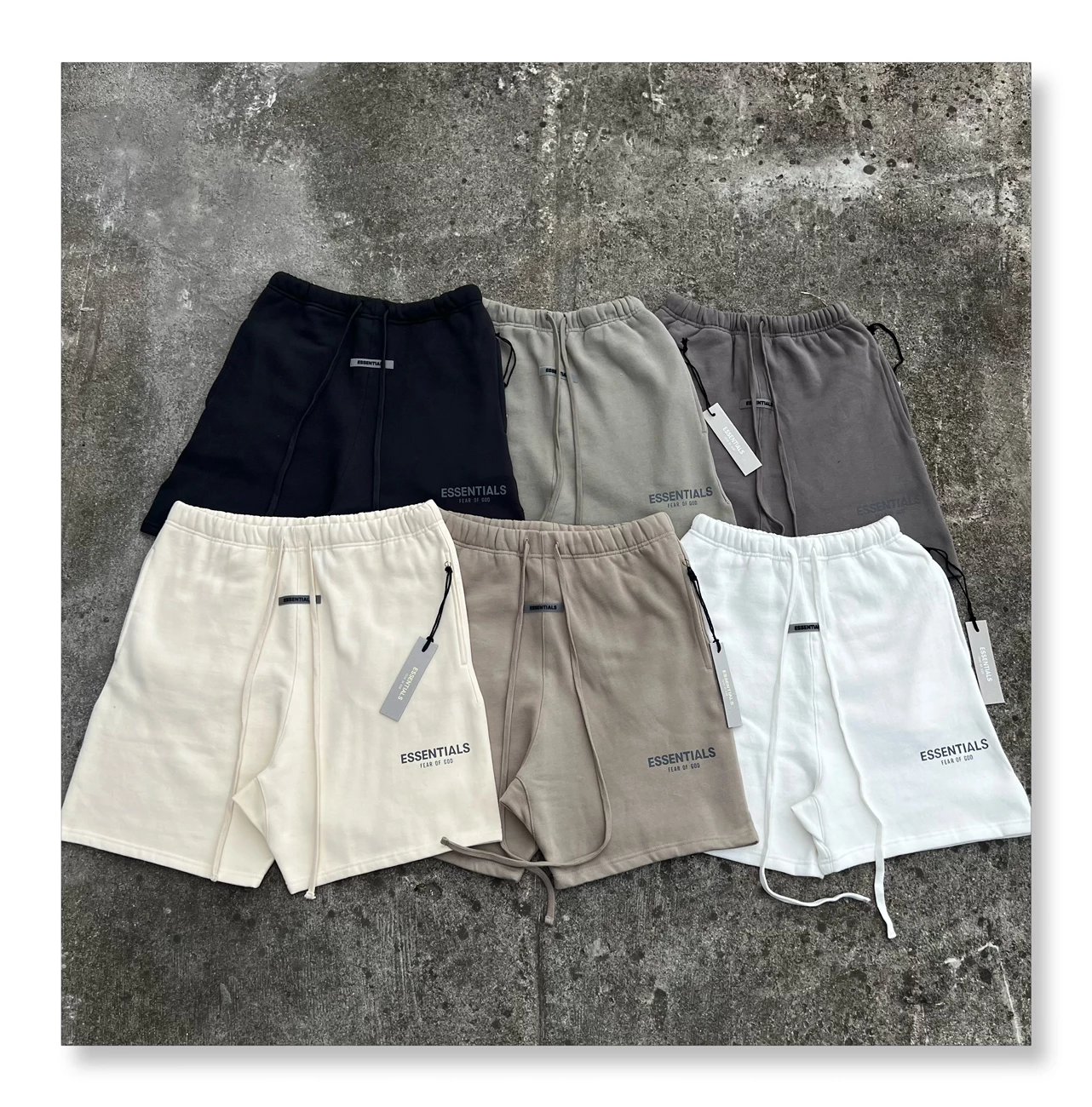 Fog basic double-lined reflective small letter shorts, very good quality B8#