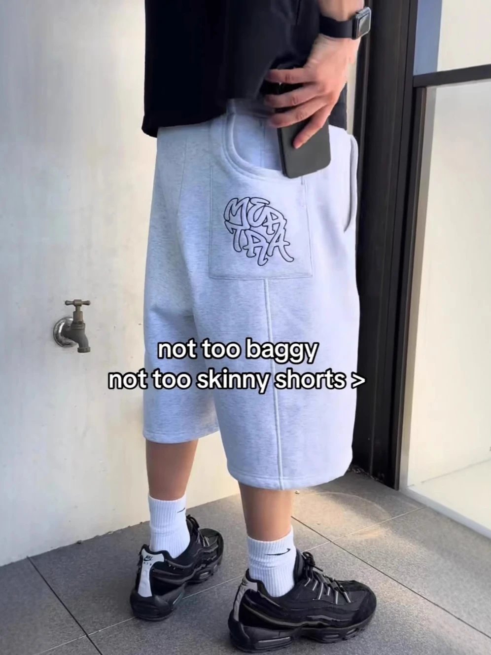 European and American foreign trade cross-border mertra embroidery letter shorts casual high street hip hop rap street wear shorts