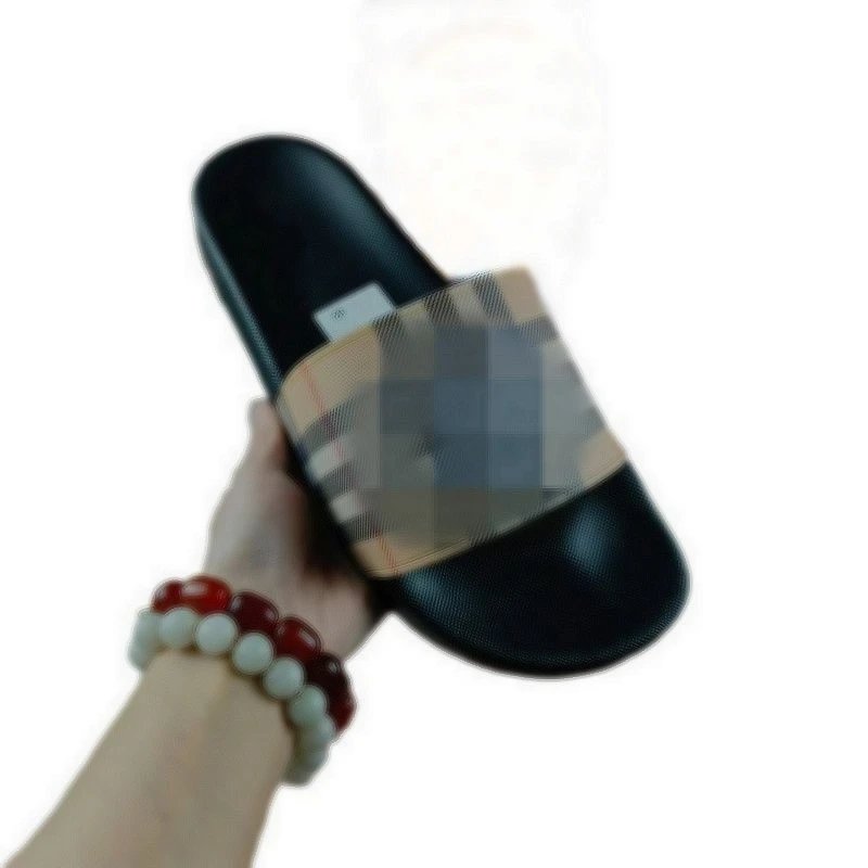 Prismatic Print Square Slippers 2025 Summer Cross-border Cambodia Phnom Penh Vietnam Nigeria