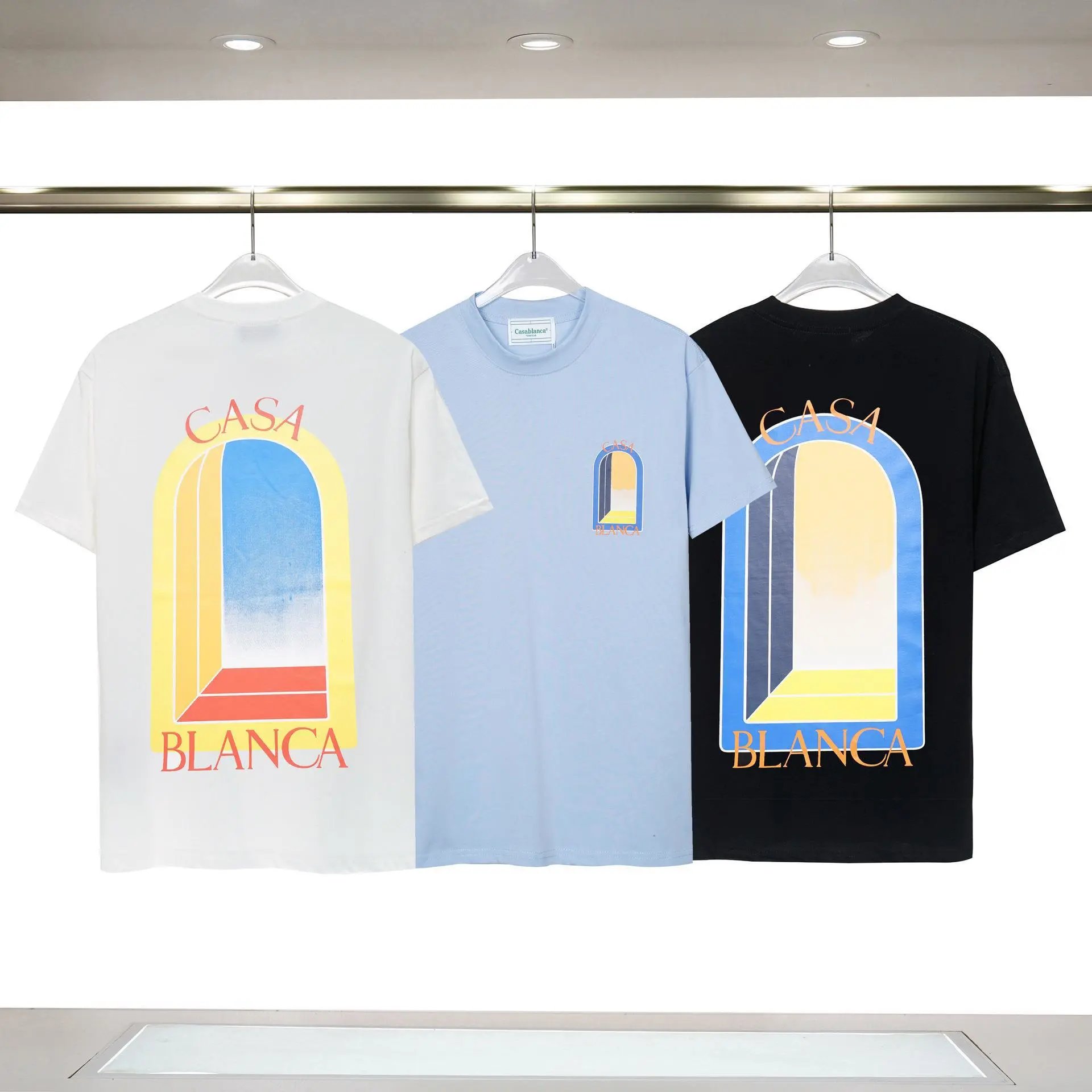 [DX41] New Foreign Trade Printed Personalized Round Neck Short Sleeve T Shirt