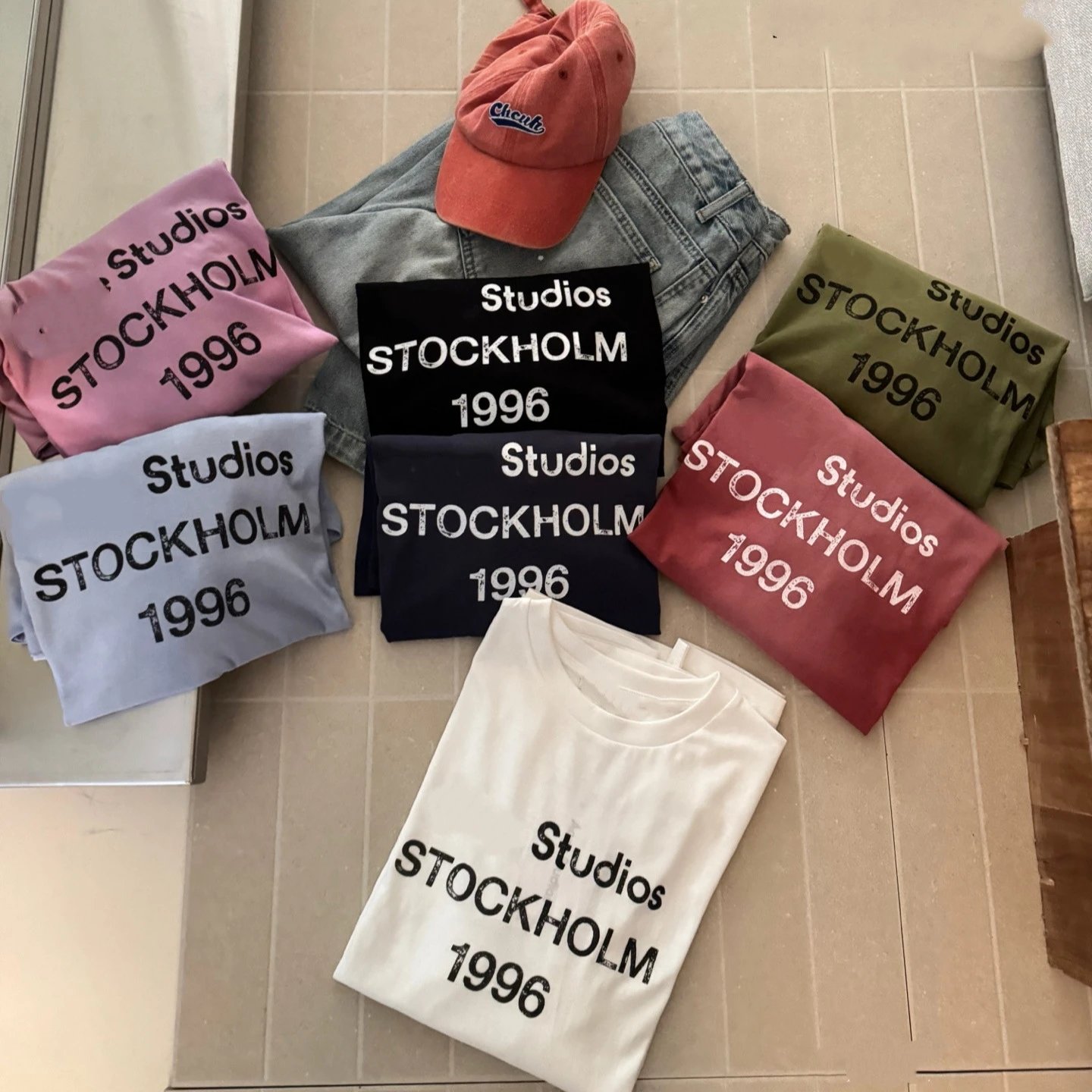 2026 early spring new AC letter 1996 digital printing long-sleeved T-shirt loose fit for men and women