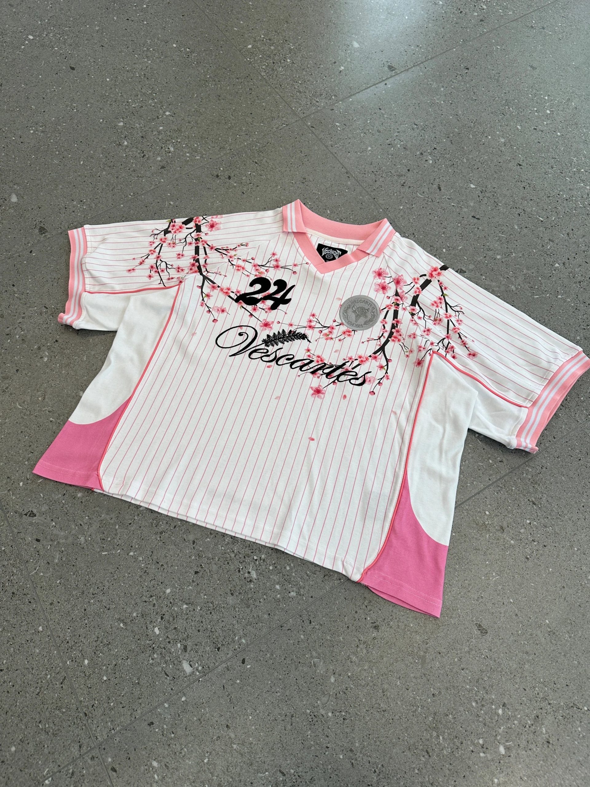 Japanese style cherry blossom jersey