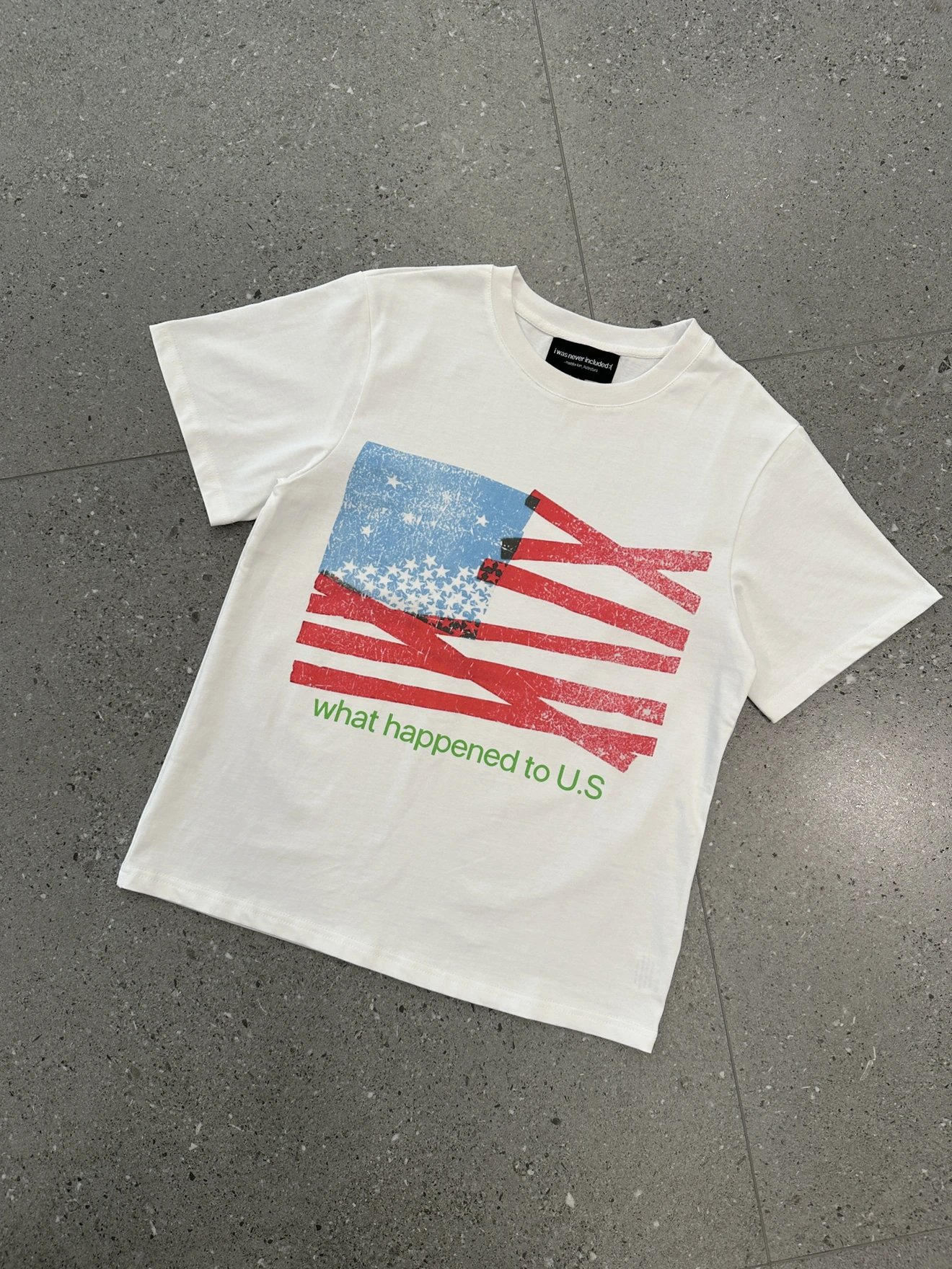 iHS009 Ripped Stars and Stripes Short Sleeve