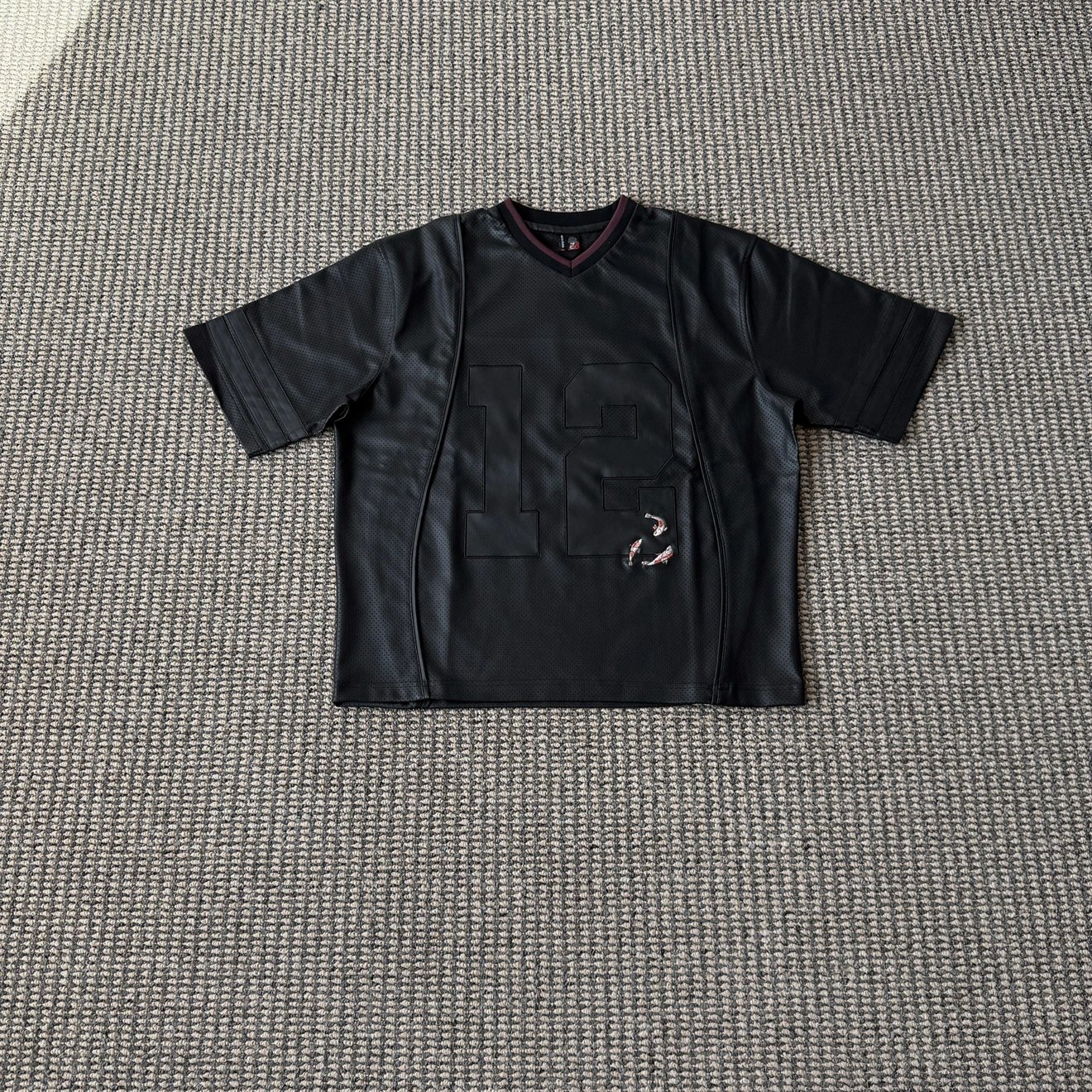 special price DS embroidery leather short sleeve