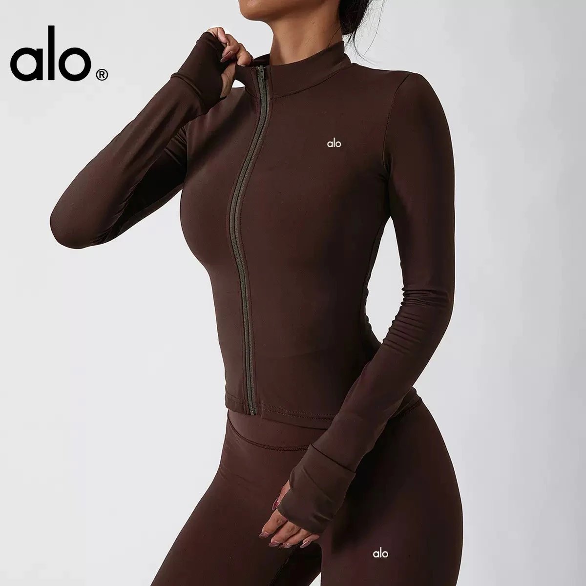 [DX82-2] Yoga Suit Jacket Running Sports Tight Fitness Training Top