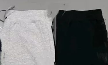 double-sided fabric sweatpants