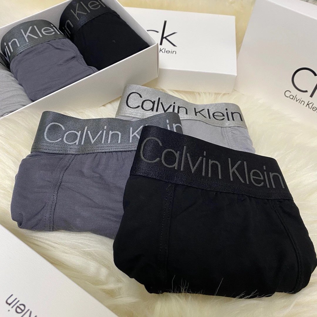 Ice-feeling high-definition gift box, boxer briefs, silk skating silk elastic square underwear