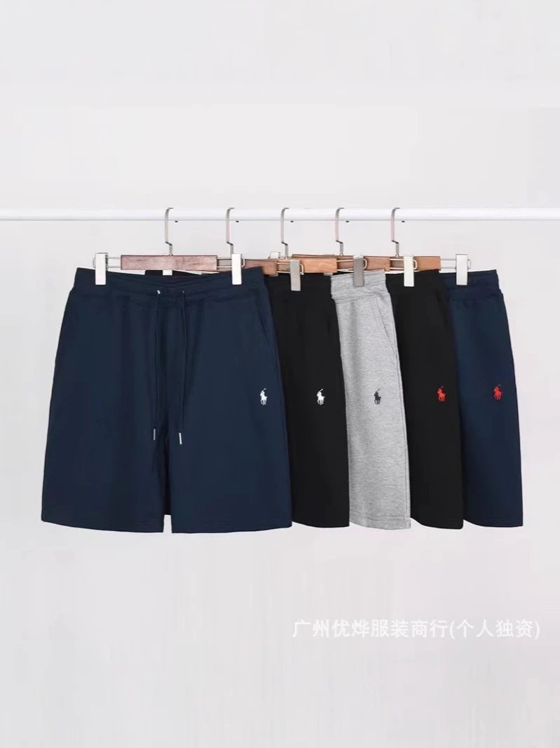 Cross-border wholesale new RL pony embroidery shorts for men and women same style summer golf sports casual loose beach pants