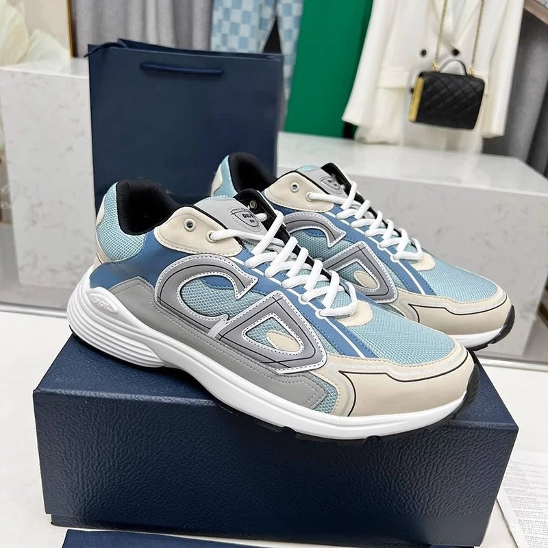 European and American cross-border trade CDb30 letter shoes men’s and women’s sports shoes, raised dad shoes, running casual couple shoes