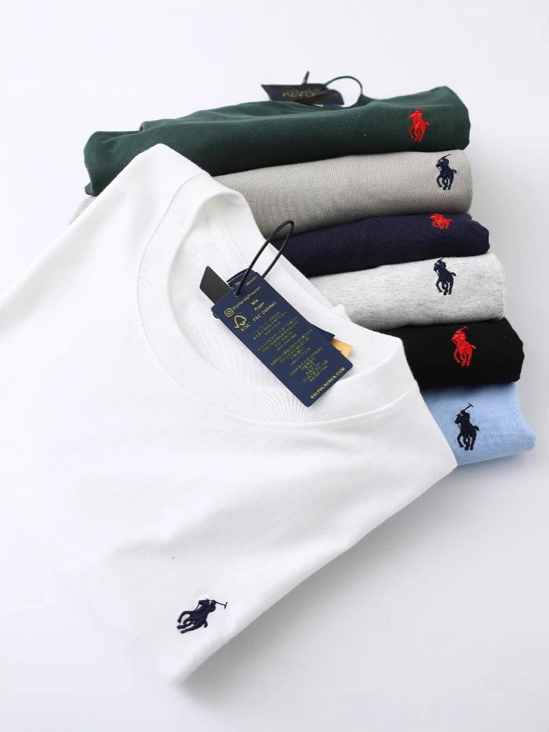 Cross-border trade supply Ralph Lauren RL round neck short sleeve men’s summer polo casual cotton t-shirt