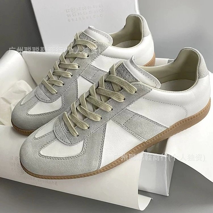 High version Magellard sneakers for men and women 2025 new retro casual lace-up sneakers all-match flat shoes