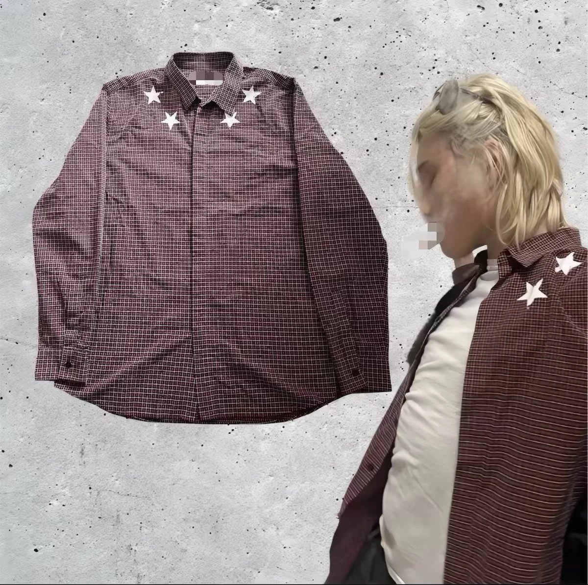 BDSS autonomous star plaid shirt sent within 10 days