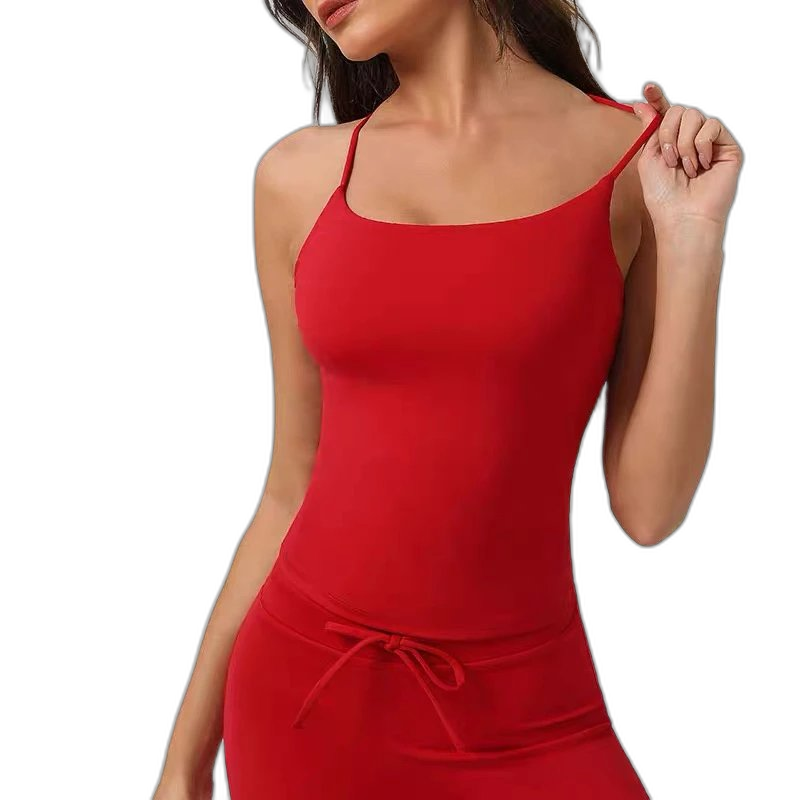 Sports fitness underwear, women’s bra, cross back, slim fit, yoga, sexy camisole