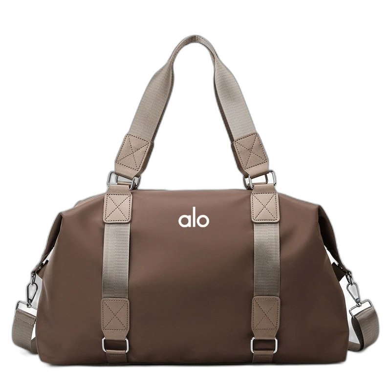Alo yoga gym bag portable training yoga bag for women dry and wet separation large capacity business travel luggage bag short trip