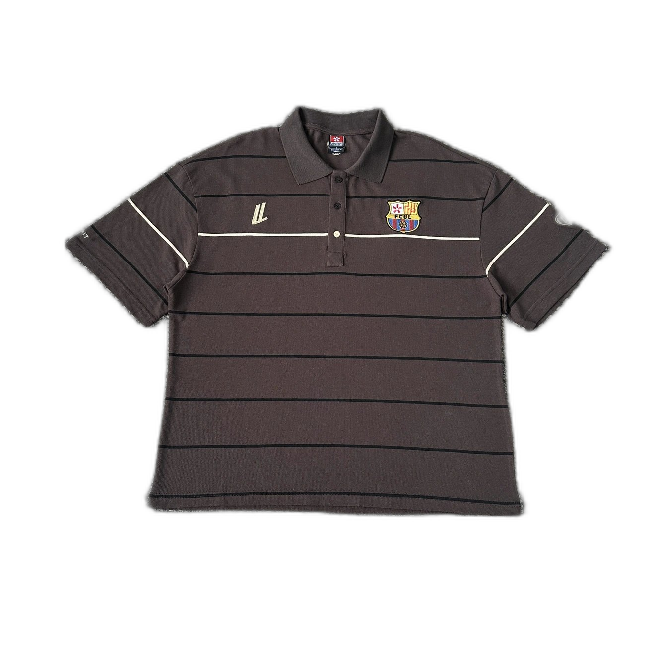 TL-brown striped short sleeve