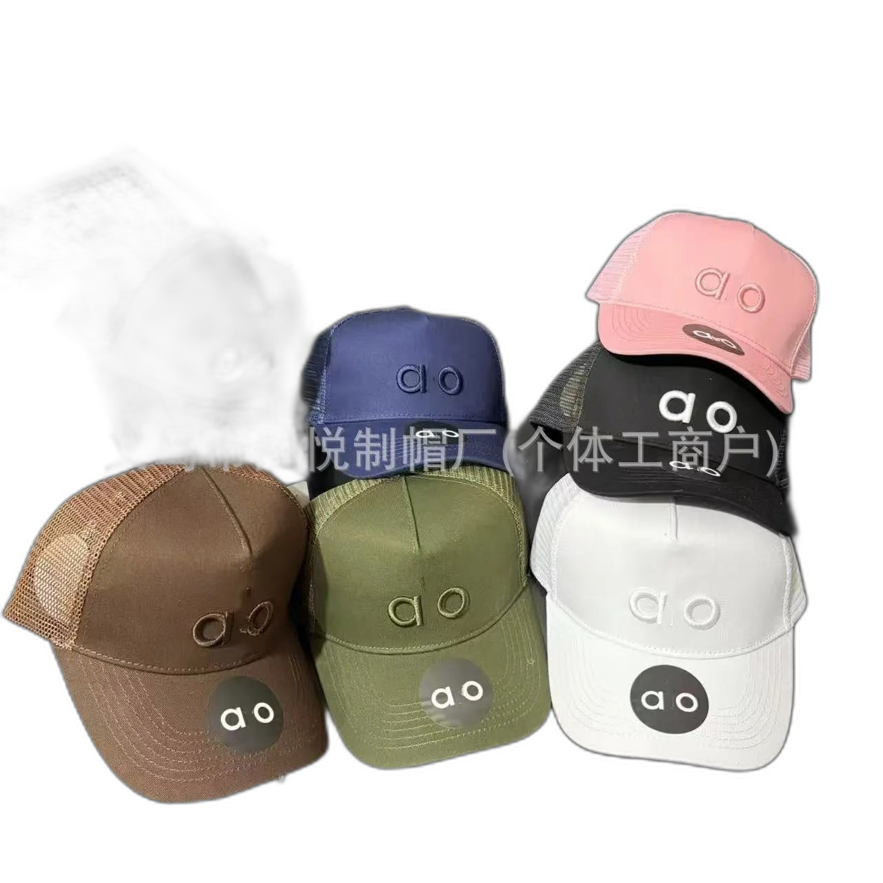 Trendy Brand A Family New European and American Mesh Hat Men’s and Women’s Hardtop Baseball Cap Cap Couple Style Breathable Sunscreen
