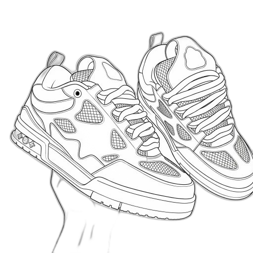 sneakers, bread shoes-n