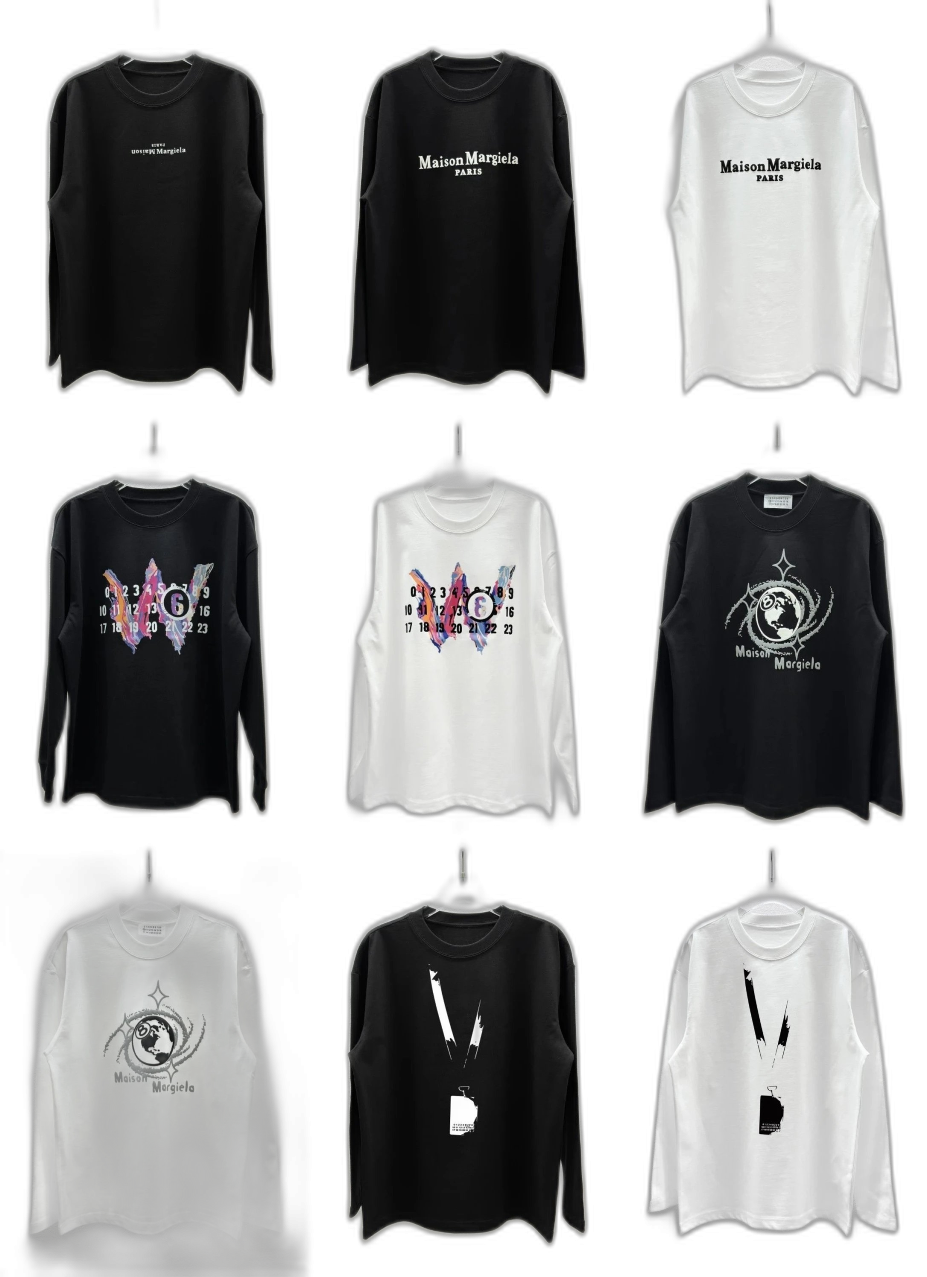 Cotton, loose, large size, long sleeve, same style for men and women