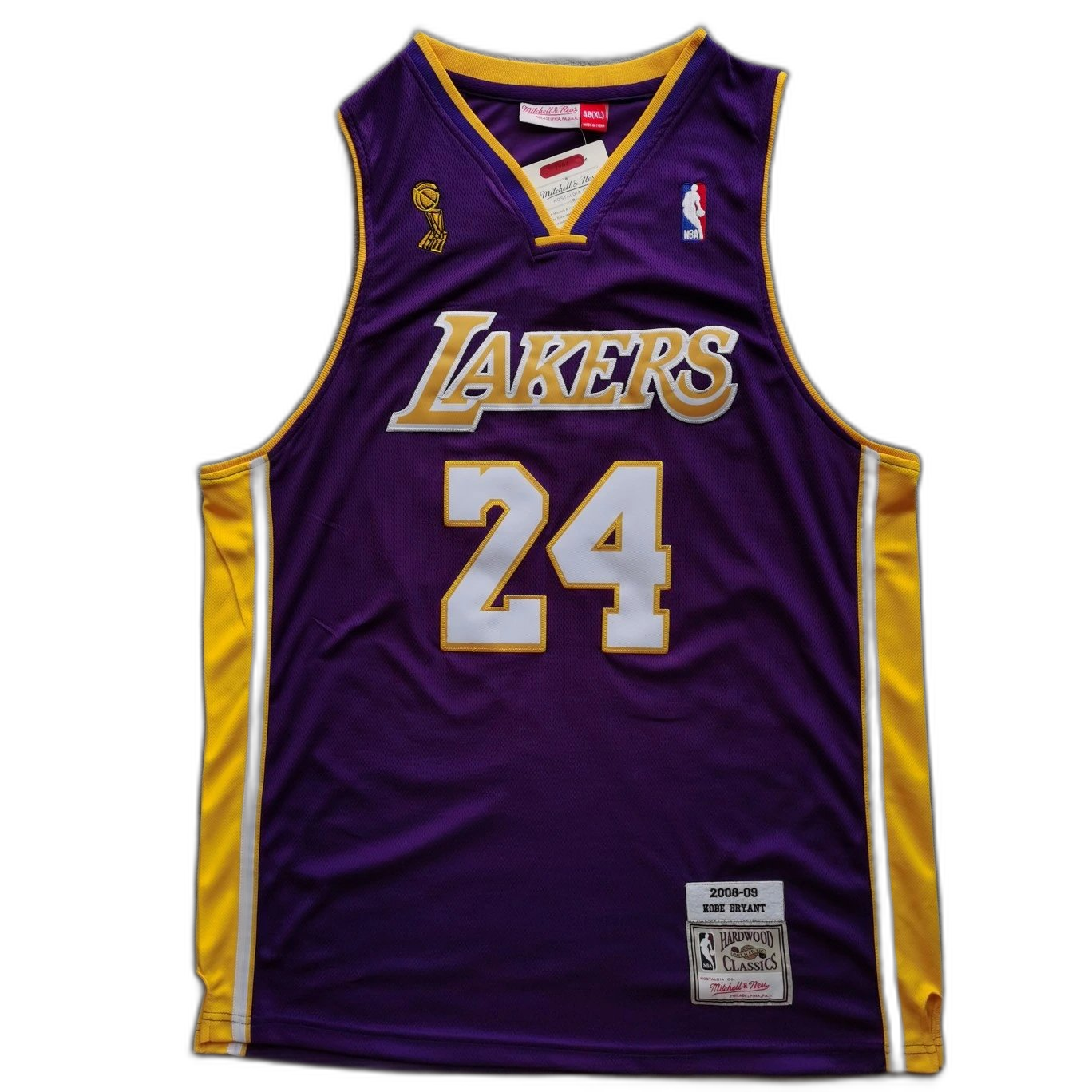 Lakers No. 24 Kobe Champion Purple Jersey NBA Retro Embroidered Quick-drying Jersey