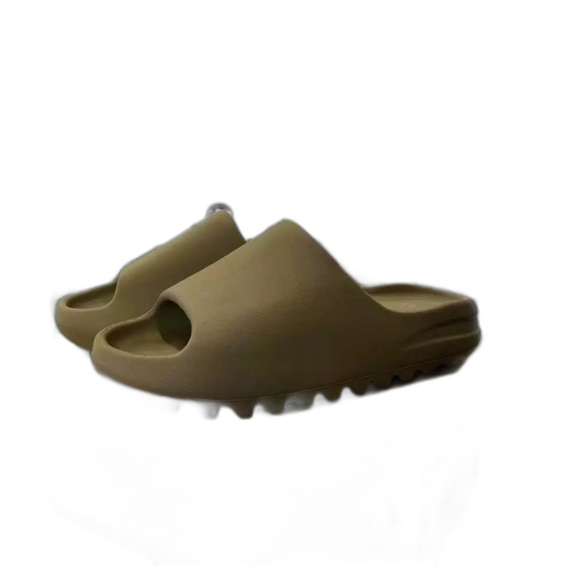 YEEZY SLIDE Adidas originals beige brown warm sand yellow black onyx bone white fluorescent green coffee beans green sand color army brown Kanye trendy sports slippers