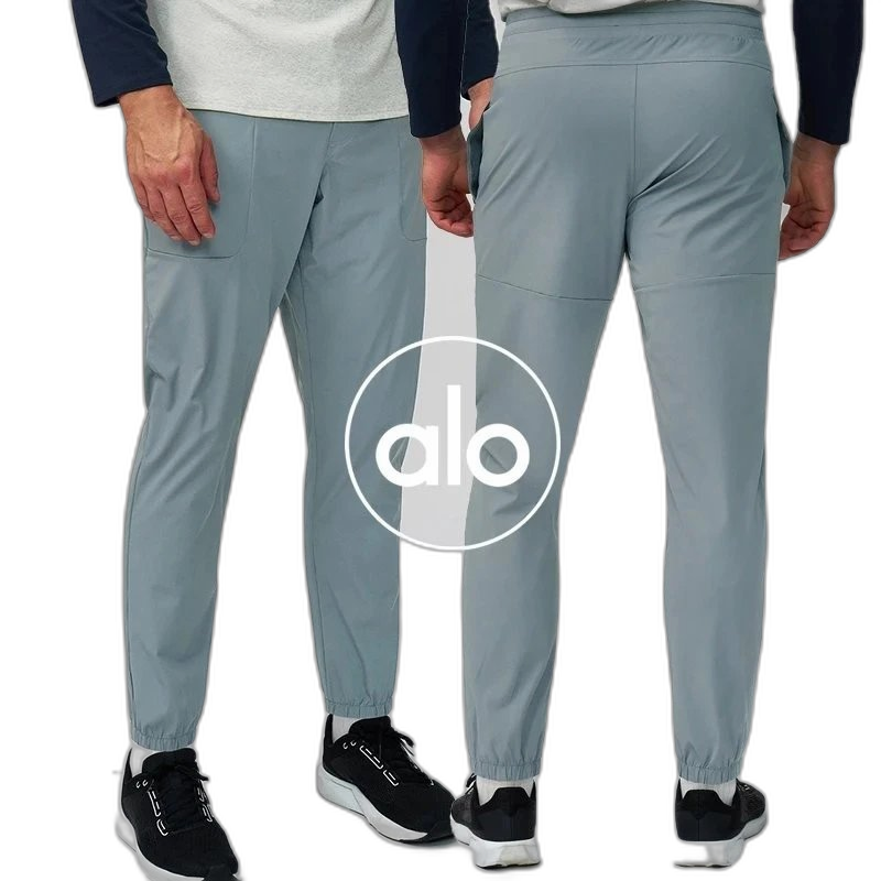 alo yoga men’s sports quick-drying breathable leg pants golf outdoor hiking casual pants
