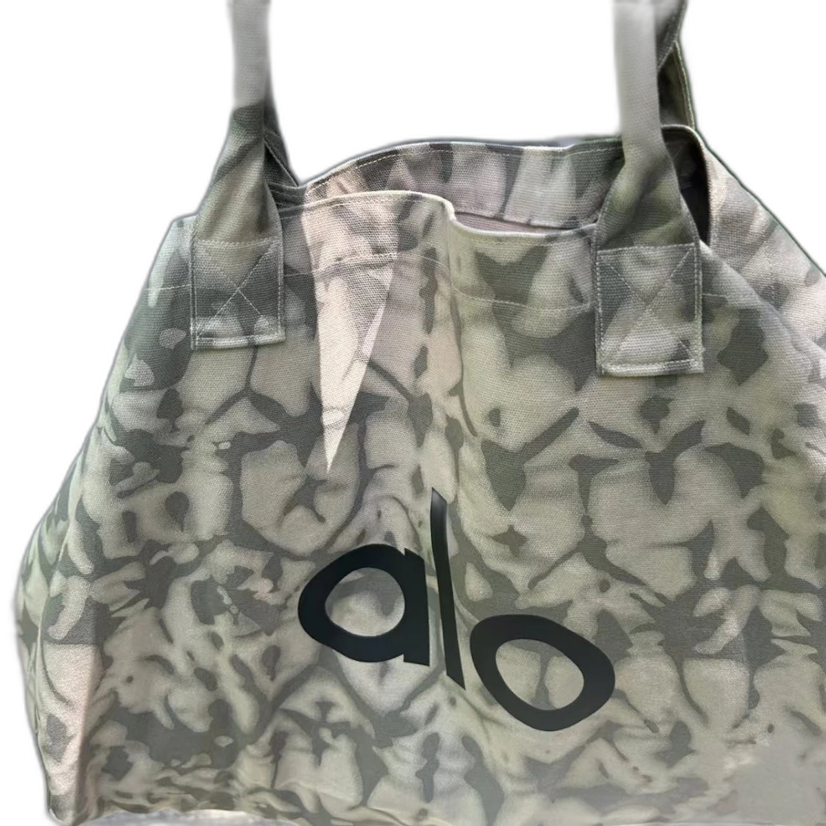 New trendy alo yoga fitness shoulder canvas bag women’s versatile large capacity portable tote bag shopping bag