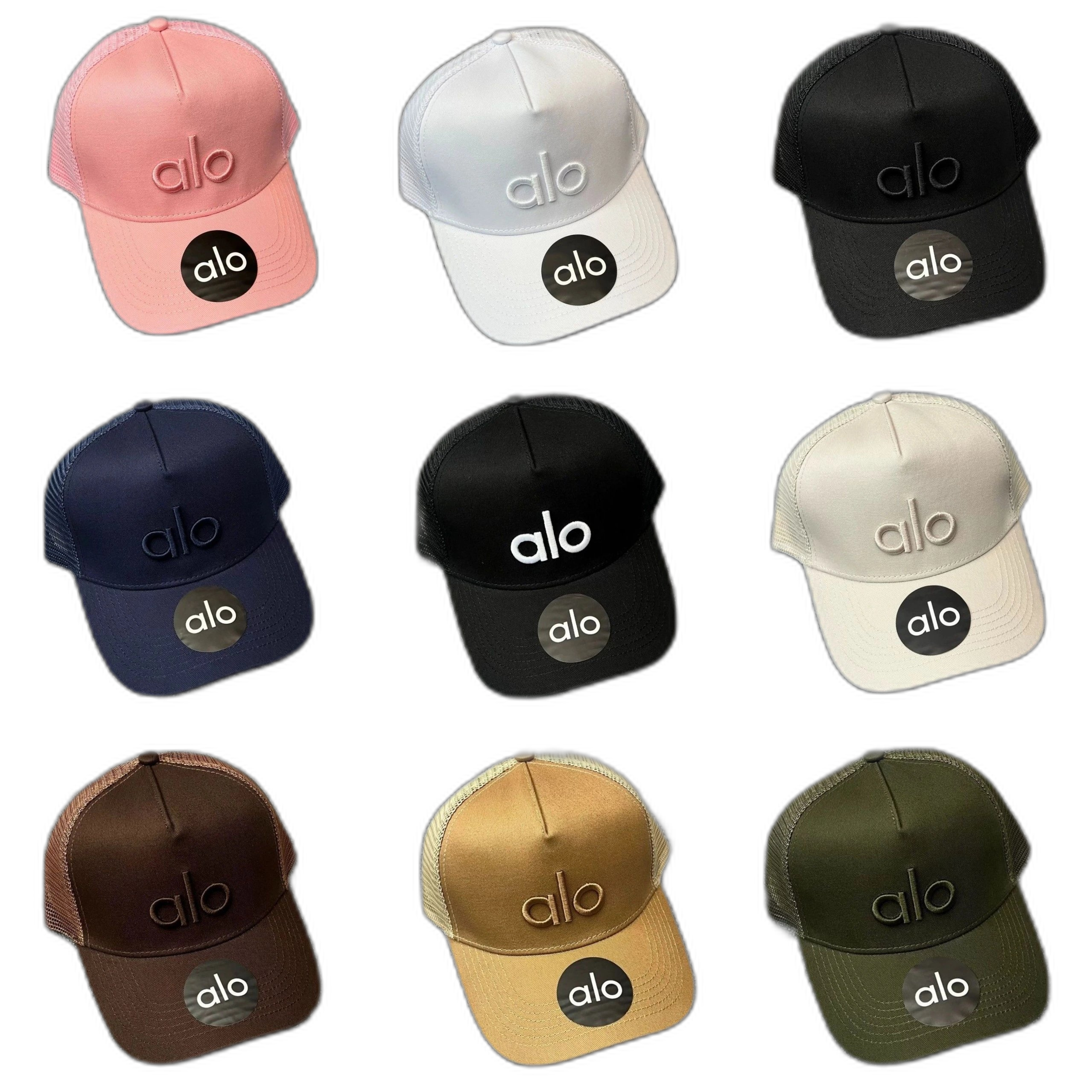 A*_lo Mesh Hat Hardtop Baseball Cap Duckbill Cap