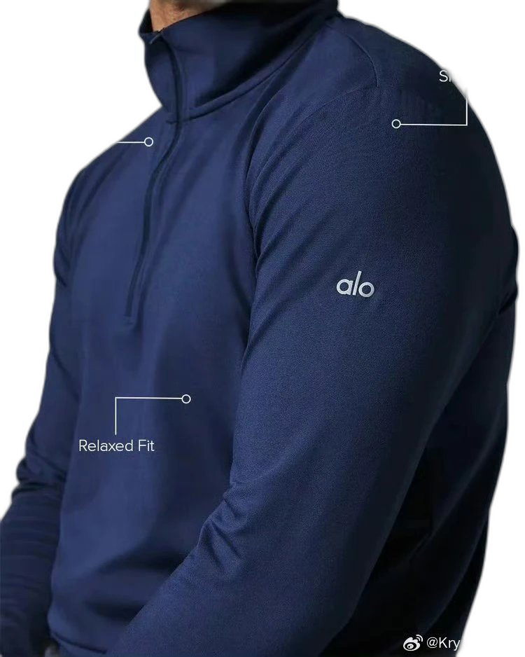 Krypton Club/ALO Half Zip Training Suit/Tech Fabric Gym Sport