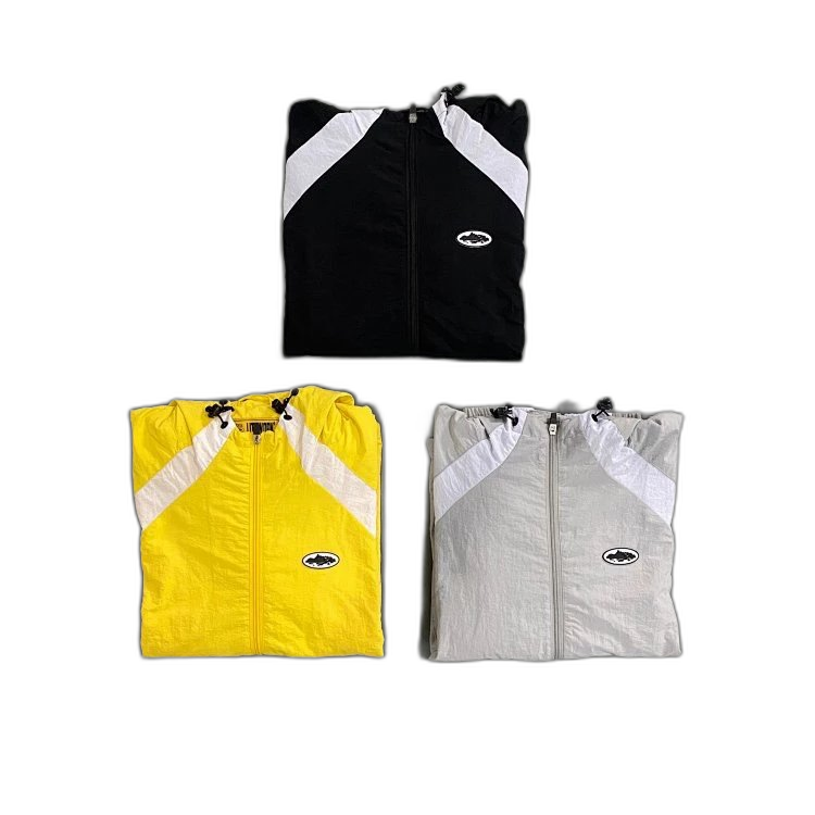 CR color block jacket